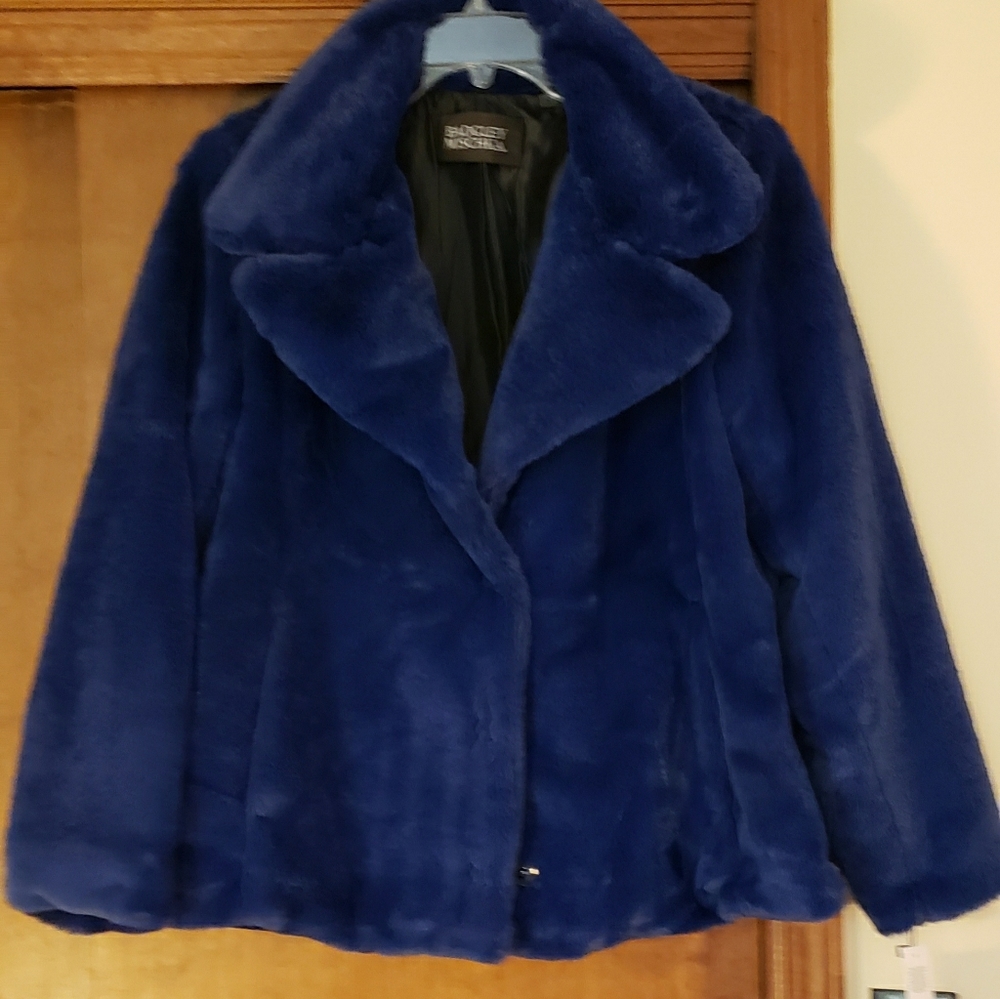 Badgley Mischka Faux Fur Coat